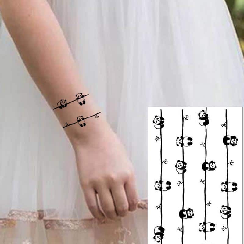 GENERIC 1Pcs Bracelet Necklace Jewelry Inspired Metallic Gold Silver and  Black Tattoo Stickers Temporary Tattoos : Amazon.in: Beauty