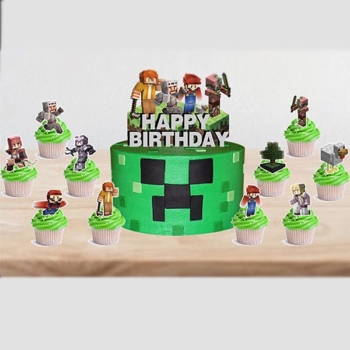 Minecraft Party — Cake Toppers 11pcs/set