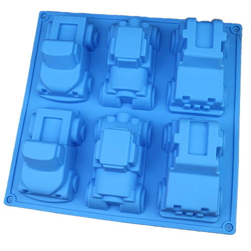 Silicone Baking Mould - 6 trucks - Balloons4you - New Zealand Party ...